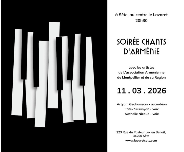Soirée Chants d'Arménie