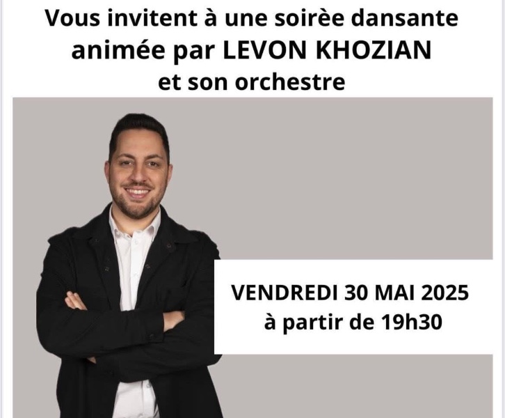 Soirée dansante avec Levon khozian et son orchestre 