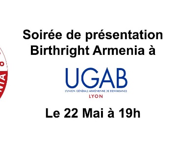 Soirée de présentation de Birthright Armenia