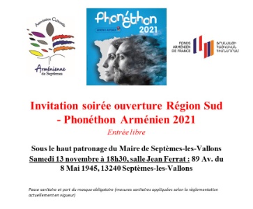 Soirée ouverture Phonéthon - Région Sud