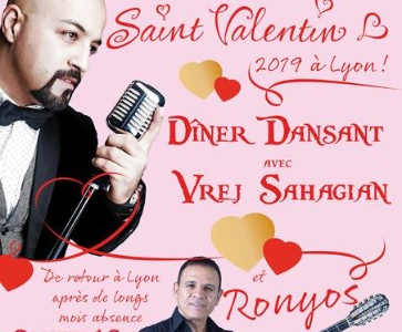 Soiree saint valentin Vrej & Ronyos 