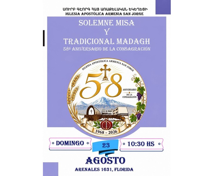 Solemne Misa y Tradicional Madagh