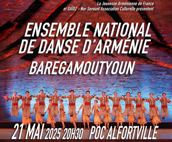 Spectacle de l'ensemble national de danse d’Arménie  BAREGAMOUTYOUN