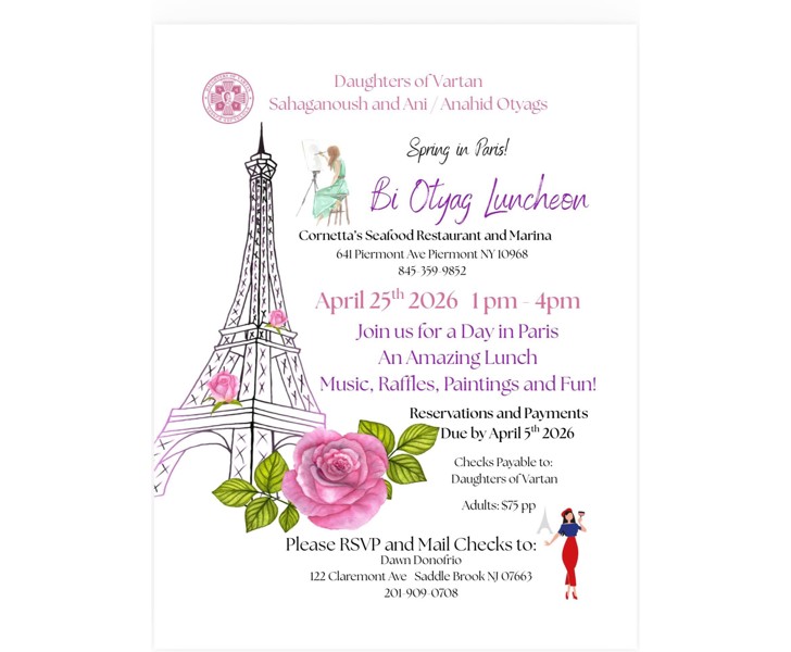 Spring in Paris! Bi Otyag Luncheon