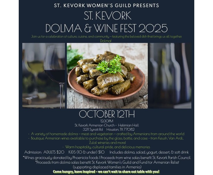 St. Kevork Dolma & Wine Fest 2025