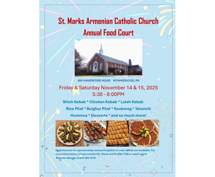 St. Marks Armenian Catholic Church Annual Food Court