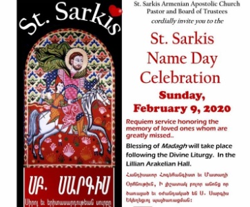 St. Sarkis Name Day Celebration