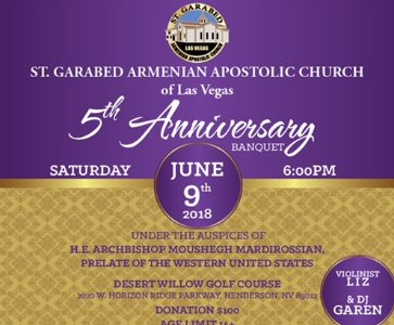 St. Garabed Church 5th Anniversary Celebration