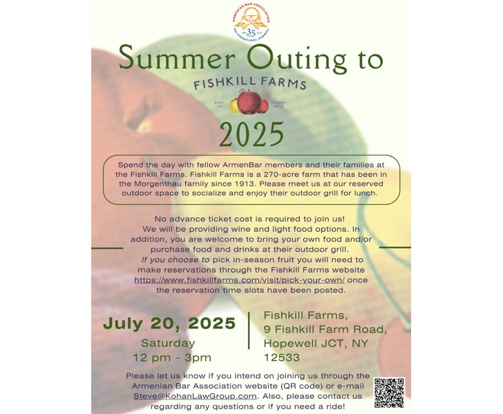 Summer Outing to Fishkill Farms