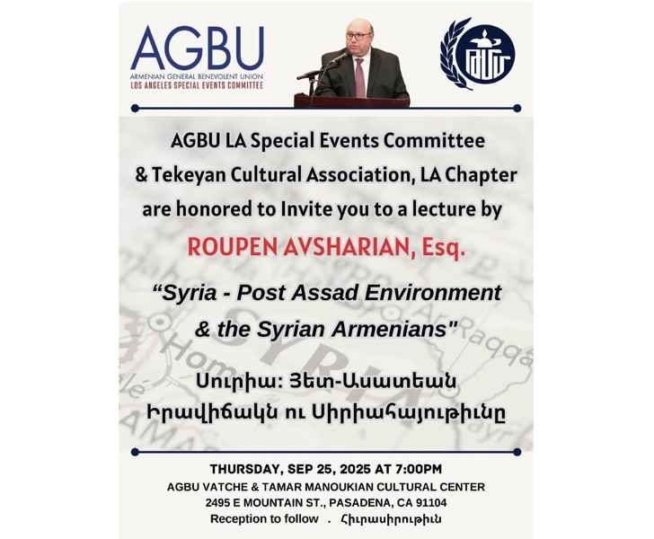 Syria - Post Assad Environment & the Syrian Armenians