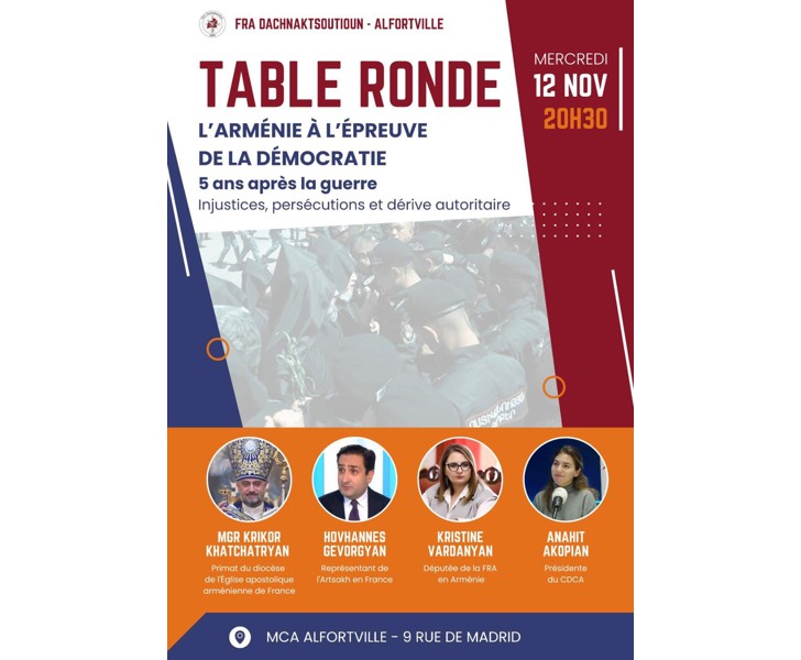 Table Ronde - L'Arménie à l'épreuve de la démocratie
