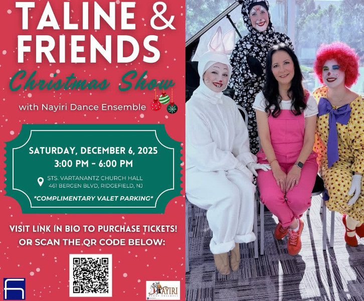 Taline, Friends & Santa in New Jersey