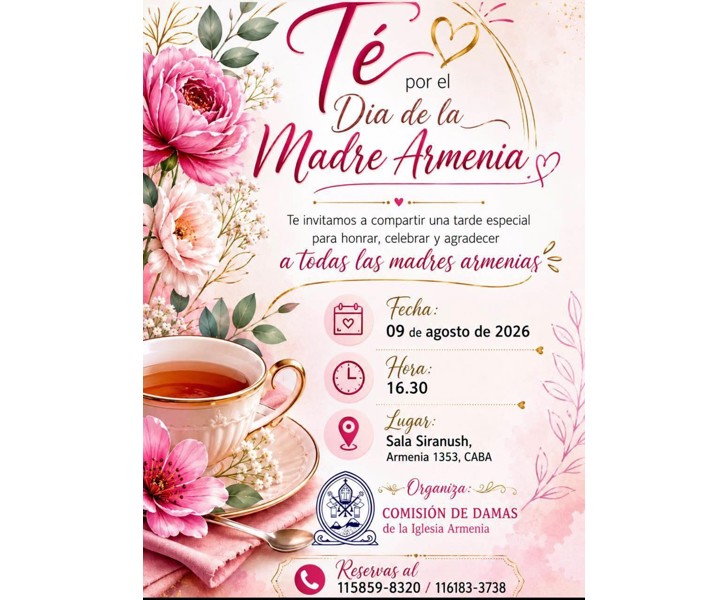 Té por el Día de la Madre Armenia