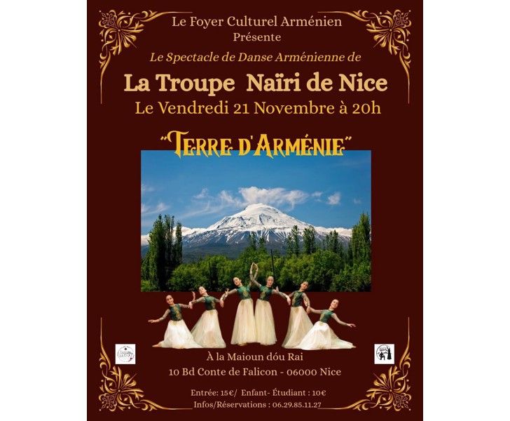 Terre d'Arménie - La Troupe Naïri de Nice