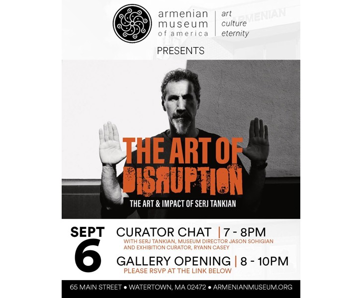 The Art of Disruption: The Art & Impact of Serj Tankian