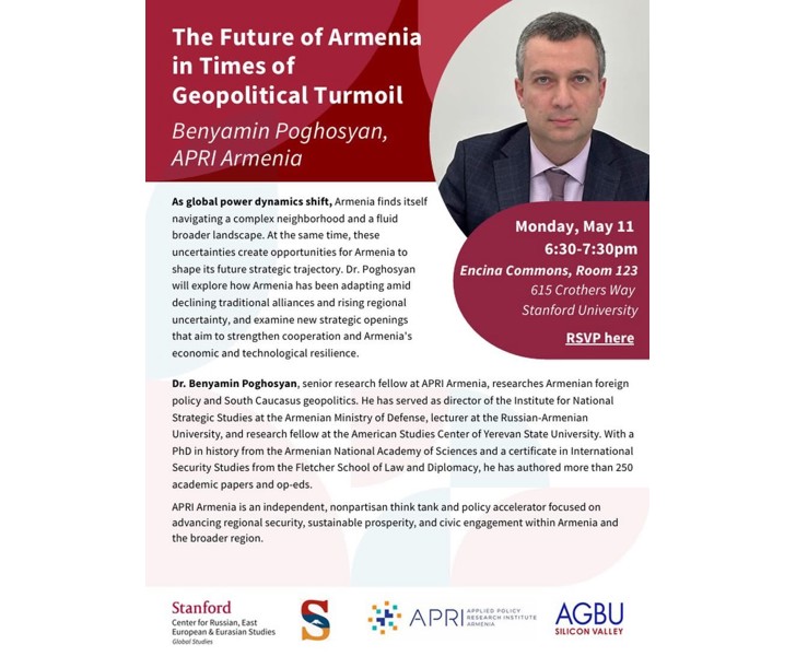The Future of Armenia in Times of Geopolitical Turmoil