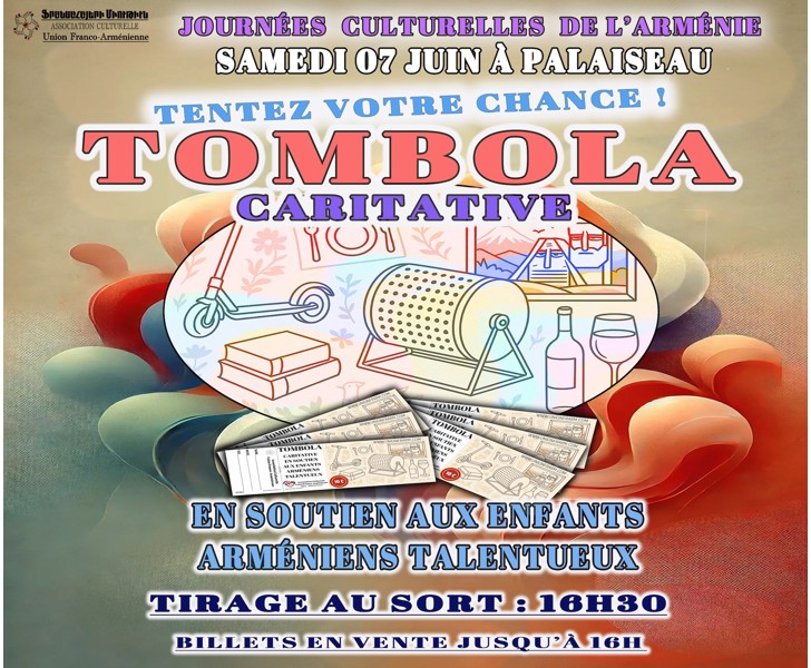 Tombola caritative arménienne à Palaiseau