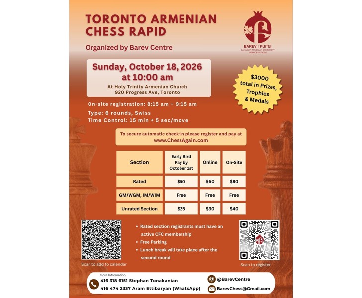 Toronto Armenian Chess Rapid