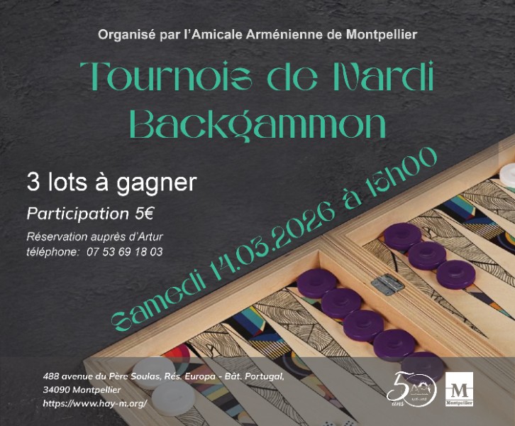 Tournois de Nardi " Backgammon "
