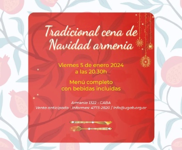 Tradicional Cena de Navidad Armenia