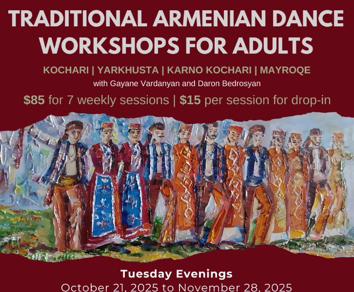 Traditional Armenian Dance Workshops for Adults
