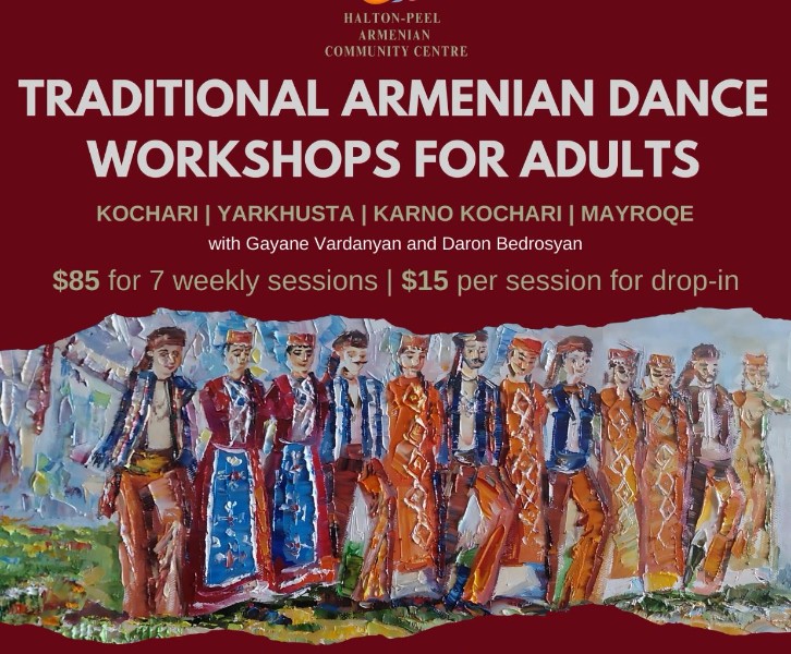Traditional Armenian Dance Workshops for Adults