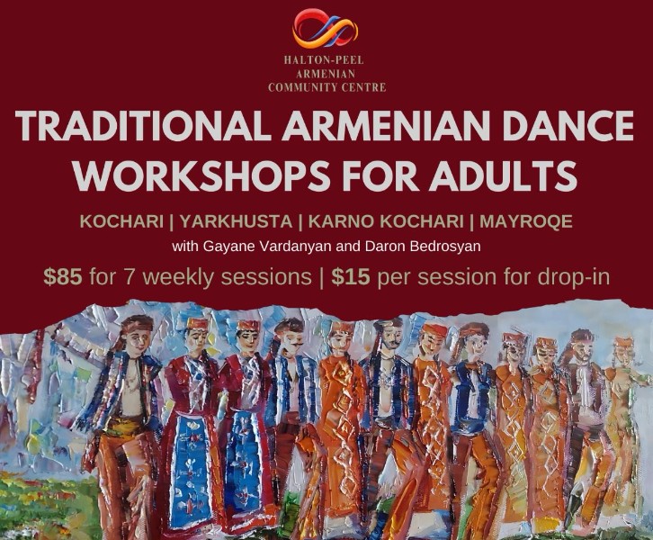 Traditional Armenian Dance Workshops for Adults