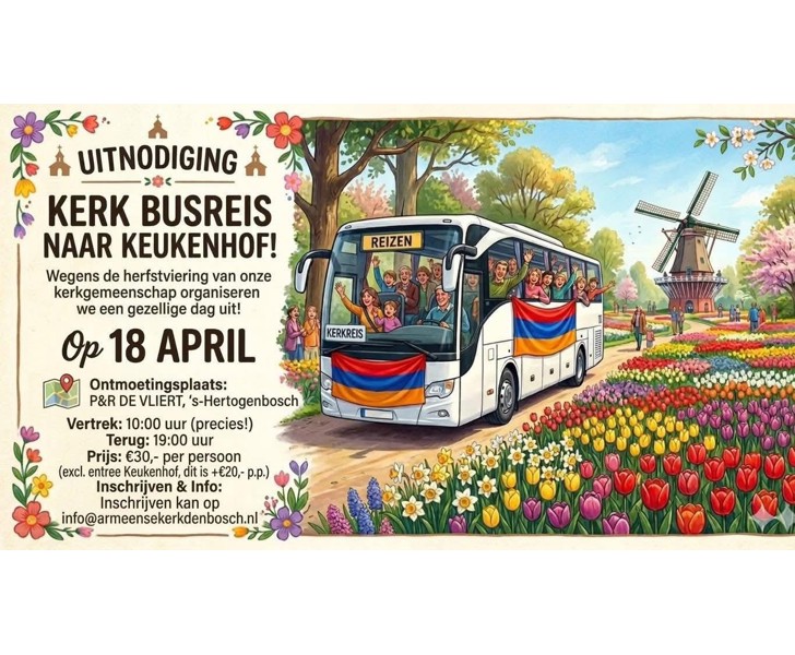 Uitnodiging Kerk Busreis naar Keukenhof!