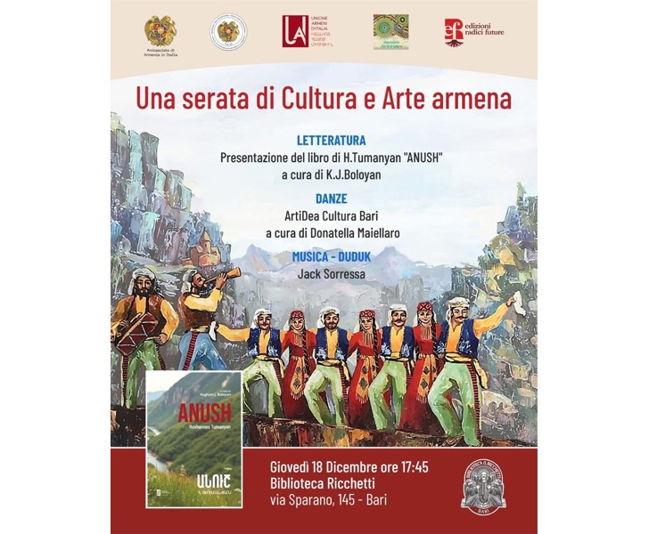 Una serata di Cultura e Arte armena