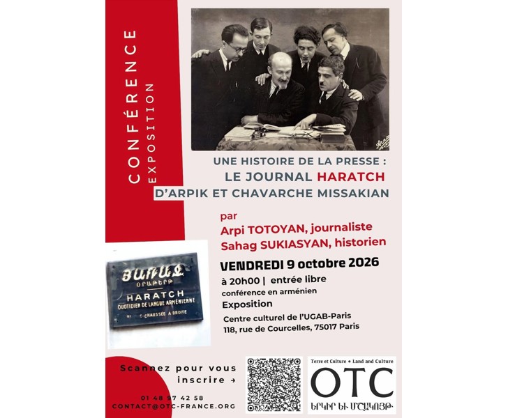 Une histoire de la presse : Le journal Haratch d'Arpik et Chavarche Missakian