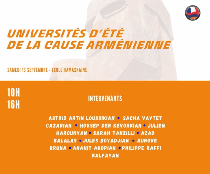 Universités d'été de la Cause arménienne
