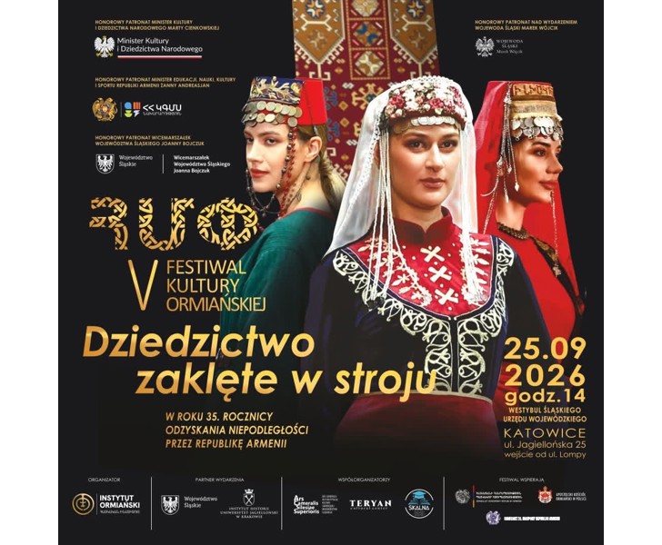 V Festiwal Kultury Ormiańskiej - Dziedzictwo zaklęte w stroju