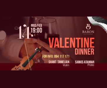 Valentine's Day dinner & Live music