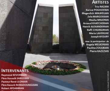 Veillée commémorative du Génocide des Arméniens