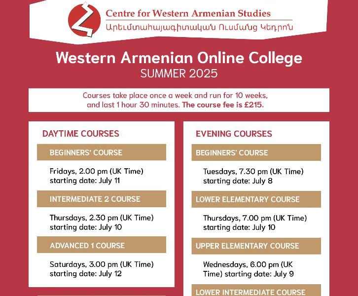  Western Armenian Online College