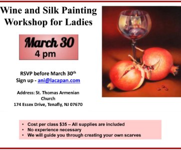 Wine & Silk Scarf Painting