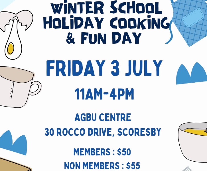 Winter School Holiday Cooking & Fun Day 