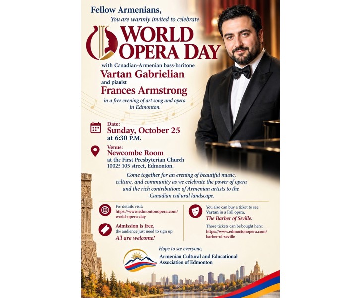 World Opera Day with Vartan Gabrielian