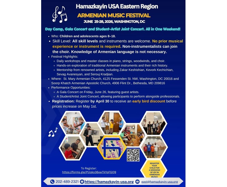 Armenian Music Festival 2026