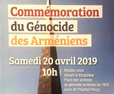 Commémoration du Génocide des Arméniens