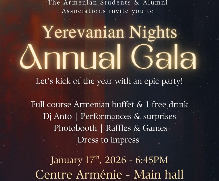 YEREVANIAN Nights - Alumni and Student Annual Gala