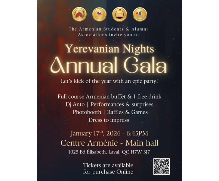 Yerevanian Nights Annual Gala