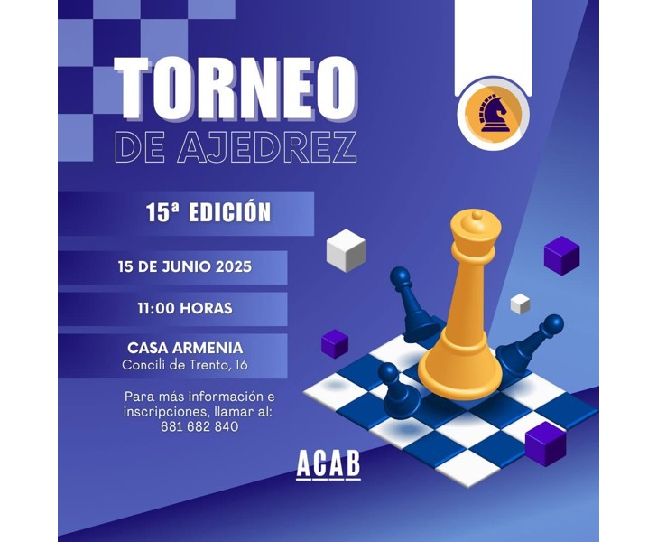 Torneo de Ajedrez - 15ª Edición