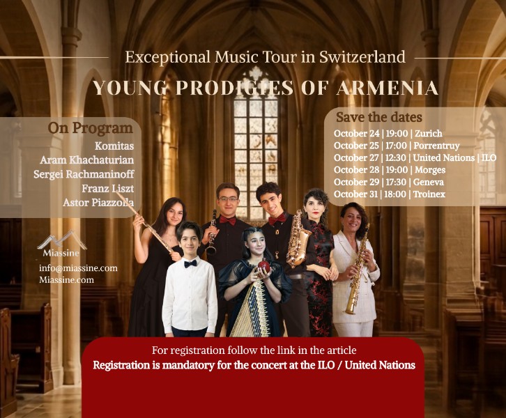 Young Prodigies of Armenia in Switzerland 