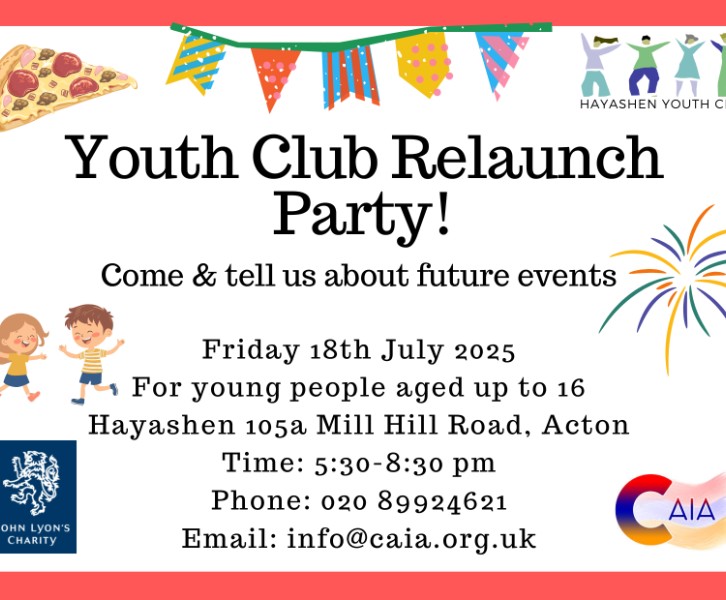 Youth Club Relaunch Party