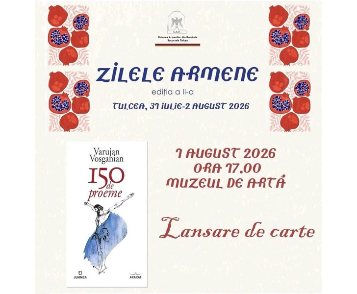 Zilele Armene - Lansare de carte: Varujan Vosganian - 150 de proeme
